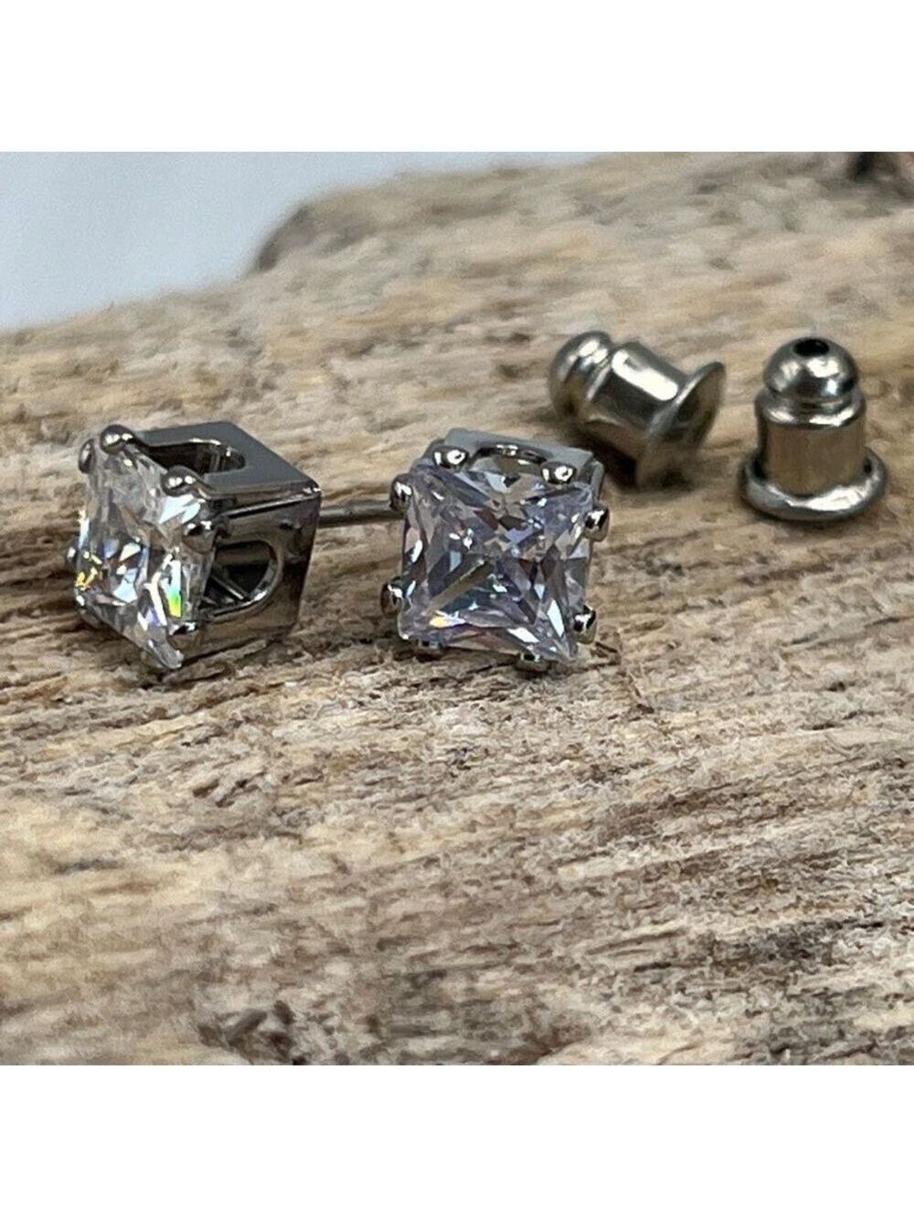 Swarovski Crystals Statement Post Earrings - Picture 7 of 14